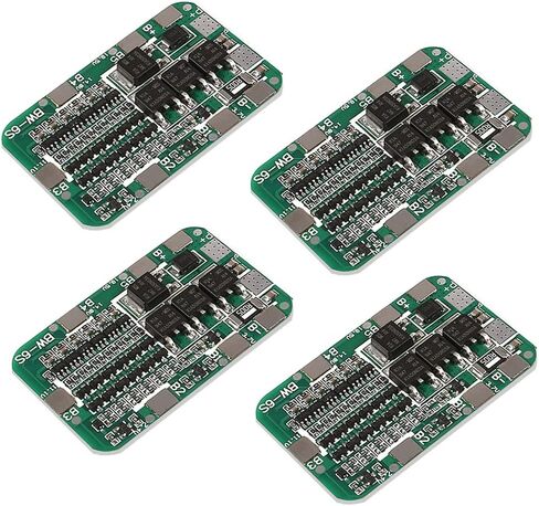 6S 15A 24V لوح حماية البطارية لبطارية ليثيوم أيون 18650 حزم BMS لوح حماية PCB الدوائر المتكاملة (4 قطعة) in Saudi Arabia