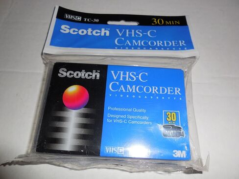 شريط كاسيت سكوتش VHS-C عالي الجودة TC-30 in Saudi Arabia