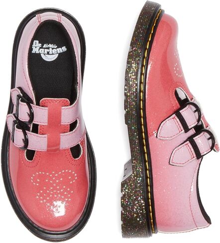 Martens Girl's 8065 (طفل صغير/طفل كبير) وردي متدرج لامع 1 UK (الولايات المتحدة 2 طفل صغير) M in Kuwait