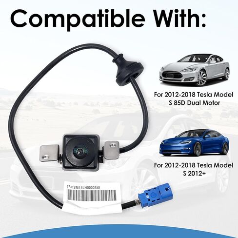 كاميرا احتياطية للرؤية الخلفية، تناسب 2012-2018 Tesla Model S 85 Dual Motor، 2012-2018 Tesla Model S 2012+، استبدال # 1006773-00-EAA، 1006773-00-E، 1006773-00-F، 1006773-00 -د in Kuwait