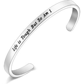 FEELMEM Depression Awareness Recovery Gift Life Is Tough But So Am I Prevention Awareness Mental Health Awareness Gifts