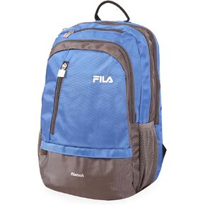 Fila Duel Tablet and Laptop Backpack, Black/Grey, One Size