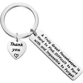 FEELMEM Housekeeper Jewelry Cleaning Squad Housekeeper Gift A Truly Great Housekeeper is Hard to Find Appreciation Gift