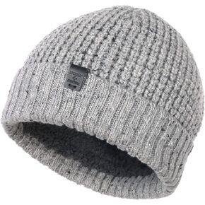 Bickley + Mitchell Sherpa Lined Thick Knit Cuffed Beanie in Saudi Arabia