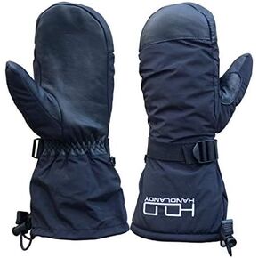 قفازات HLDD HANDLANDY للتزلج على الجليد في فصل الشتاء للرجال والنساء، قفازات ثينسوليت 3M مقاومة للرياح للاستخدام الخارجي مع تصميم قفازات مدمجة in Kuwait