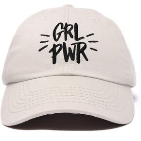 DALIX Girl Power Baseball Cap Dad Hat Womens Girls Teens