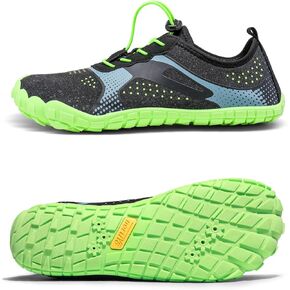 NORTIV 8 Men's Water Shoes Barefoot Athletic Lightweight Sports Aqua Shoes Outdoor Swim Fishing Hiking Diving Surf Walking Water Shoe