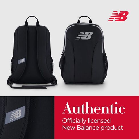 New Balance Laptop Backpack, Travel Computer Bag for Men and Women, Black, 19 Inch in Saudi Arabia