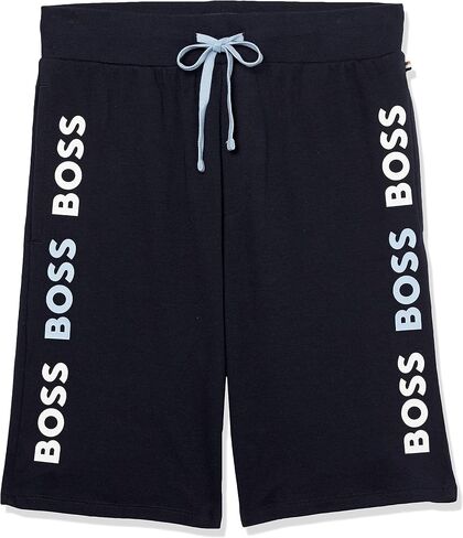 شورت قطني بشعار متكرر للرجال من BOSS in Saudi Arabia