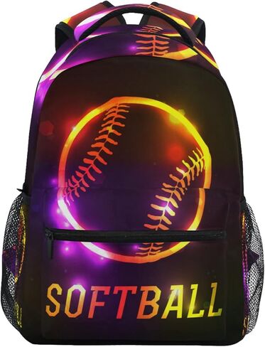 Krafig Boys Girls Kids Sport 3D Soccer School Backpacks Bookbag, Elementary School Bag Travel Backpack Daypack in Kuwait