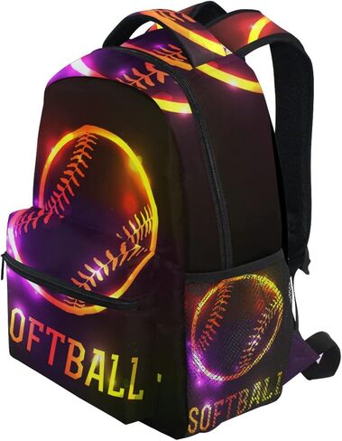 Krafig Boys Girls Kids Sport 3D Soccer School Backpacks Bookbag, Elementary School Bag Travel Backpack Daypack in Kuwait