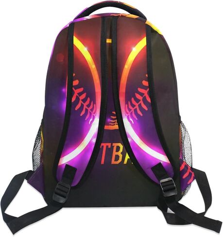 Krafig Boys Girls Kids Sport 3D Soccer School Backpacks Bookbag, Elementary School Bag Travel Backpack Daypack in Kuwait