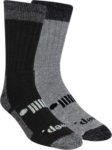 Jeep Men's Performance Wool Hiking Crew Socks-2 Pair Pack-Heavyweight Cushioned Comfort in Saudi Arabia