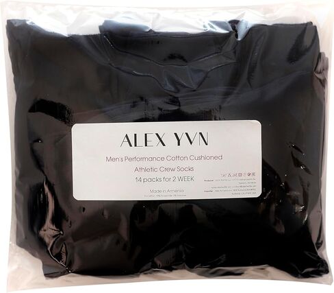 جوارب رياضية مبطنة بالقطن للرجال من ALEX YVN، 14 قطعة in Kuwait