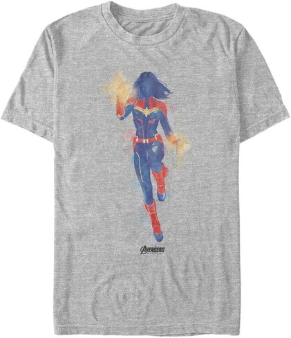 Marvel Big & Tall Painted Men's Tops Short Sleeve Tee Shirt in Saudi Arabia