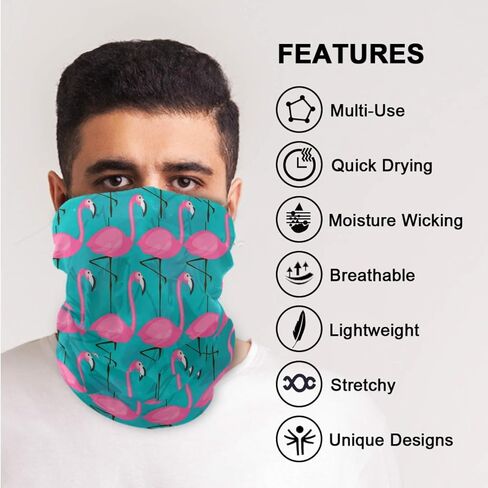 Visesunny باندانا عقال للنساء الرجال رئيس التفاف وشاح الرقبة دفئا أغطية الرأس بالاكلافا لمهرجان تجريب الرياضة in Saudi Arabia