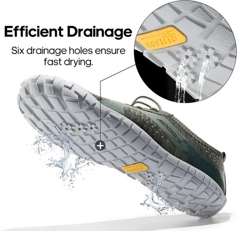 NORTIV 8 Men's Water Shoes Barefoot Athletic Lightweight Sports Aqua Shoes Outdoor Swim Fishing Hiking Diving Surf Walking Water Shoe in Saudi Arabia
