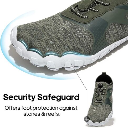 NORTIV 8 Men's Water Shoes Barefoot Athletic Lightweight Sports Aqua Shoes Outdoor Swim Fishing Hiking Diving Surf Walking Water Shoe in Saudi Arabia