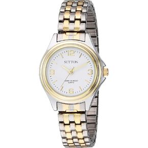 ساتون باي ارميترون ساعة بسوار قابل للتوسيع بلونين للنساء SU/1010WTTT in Kuwait