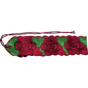 Mexican Belt Sash 33 Inches & 22 Inches String Beautiful Floral Desing Traditional Fiesta Party