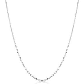 Kooljewelry Sterling Silver 1.9 mm Mariner Link Chain Necklace (16, 18, 20, 22, 24, 30 or 36 inch)