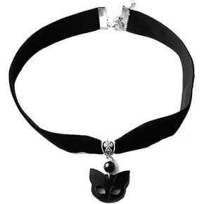 FUTIMELY Black Cat Choker Adjustable Cat Punk Choker Necklace for Women Girls Neckband Collar Choker Jewelry Gift