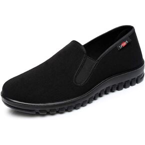 Mens Kung Fu Martial Arts Tai Chi Shoes Slip On Chinese Traditional Cloth Shoes
