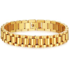 Tarnish Free 2022 New Stainless Steel Gold Plated Detachable Wristbands Bracelet Bangles For Women Hiphop Gold Wrap Bracelets