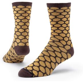 Maggie's Organic Natural Cotton Knee Hi & Dress Bee Keeper Socks