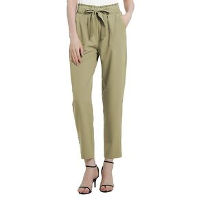 Urban CoCo Womens Casual High Waist Pencil Pants with Bow-Knot Pockets for Work