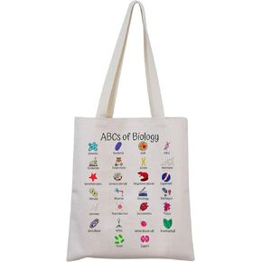 Biology Tote Bag Biology Student Gift Biology Lovers Gift Biology Teacher Bag Biologist Graduation Gift