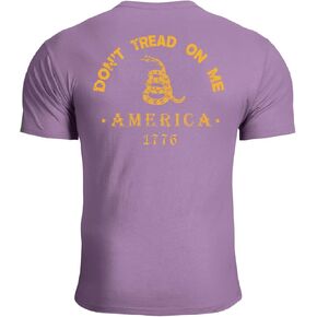 تي شيرت BlackTeak للرجال 100% قطن بياقة دائرية ونمط وطني كاجوال بأكمام قصيرة in Kuwait