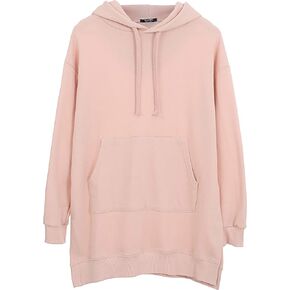 GIVON Womens Hoodies Dress Hooded Sweatshirts Loose Fit Long Sleeve Casual Tunic Loungewear