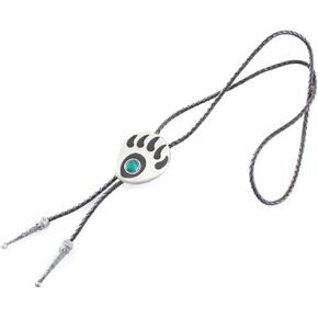 LMKY Fashion Vintage Style American Western Cowboy 3D Bolo Tie Necklace For Men