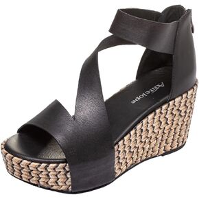 Antelope Women's Kat Leather Wedge Platform Sandals