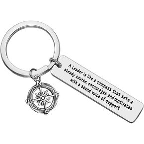 Appreciation Boss Gift Keychain Leader Jewelry Keychain for Supervisor Leader Mentor Thank You Gifts Keychain Keyring Mentor Retirement Gift Jewelry Leaving Gift from Coworker Birthday Boss Day Gift
