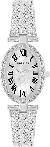 Anne Klein Women's Premium Crystal Accented Mesh Bracelet Watch in Saudi Arabia