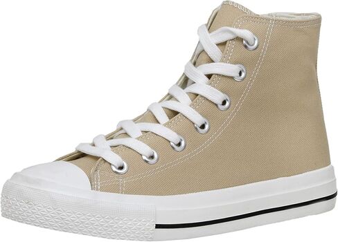CUSHIONAIRE Women's Vance high top Canvas sneaker +Memory Foam in Saudi Arabia