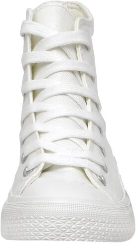 CUSHIONAIRE Women's Vance high top Canvas sneaker +Memory Foam in Saudi Arabia