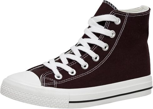 CUSHIONAIRE Women's Vance high top Canvas sneaker +Memory Foam in Saudi Arabia