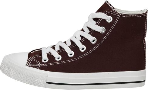 CUSHIONAIRE Women's Vance high top Canvas sneaker +Memory Foam in Saudi Arabia