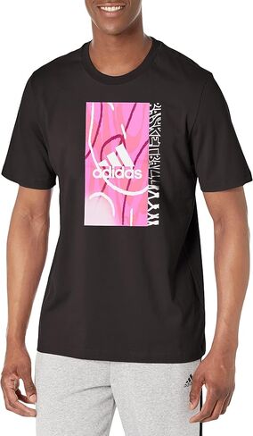 adidas Men's Badge Of Sport Solid Graphic Tee in Saudi Arabia