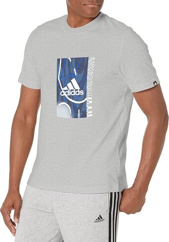 adidas Men's Badge Of Sport Solid Graphic Tee in Saudi Arabia