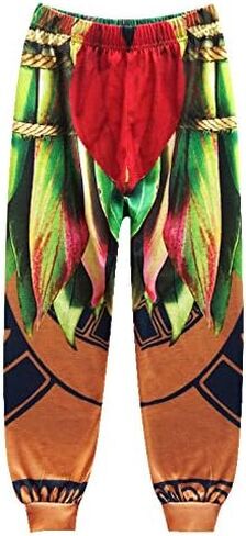 Mauii Costume Boys Long Sleeve T Shirt and Pants Set Halloween Cosplay Outfit Role Play Party Dress Up in Kuwait