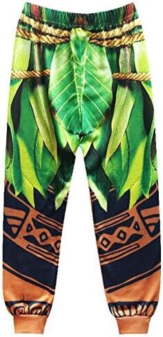 Mauii Costume Boys Long Sleeve T Shirt and Pants Set Halloween Cosplay Outfit Role Play Party Dress Up in Kuwait