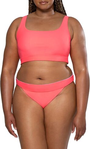 Smart & Sexy Women's Standard Reversible Bralette Top and Banded Bikini Bottom Set in Kuwait