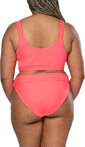Smart & Sexy Women's Standard Reversible Bralette Top and Banded Bikini Bottom Set in Kuwait