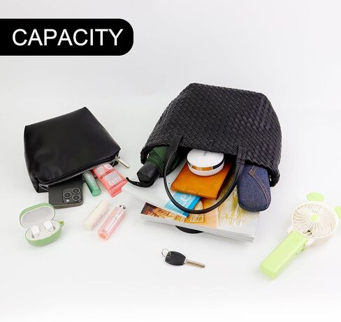 حقيبة يد Hoylake صغيرة منسوجة للنساء حقيبة كتف صغيرة من الجلد الناعم in Kuwait