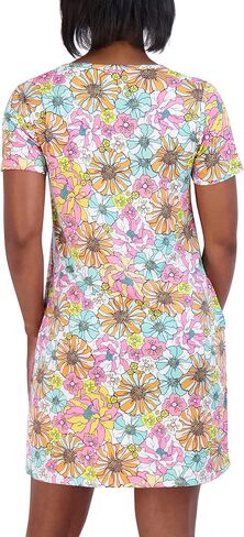 Stella Parker womens Standard Swimsuit Cover Up Short Sleeve Upf 30+ Sun Protection Bathing Suit Beach Dress in Saudi Arabia