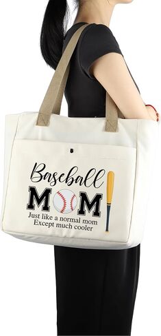 MBMSO البيسبول أمي حمل حقيبة البيسبول أمي هدايا للاعب البيسبول عاشق البيسبول حمل للأمهات فريق البيسبول أمي الهدايا in Saudi Arabia
